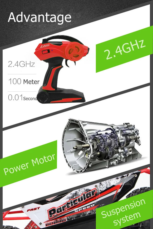 4WD RC  Control Buggy Off-Road Remote Control Cars