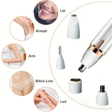 4 In 1 Electric Razor for Women Full Body Shaving