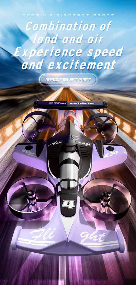 New remote-controlled flying car, dual-mode r, stunt drifting car,