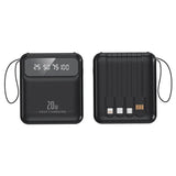 20000mAh Power Bank Built-in Cable Phone