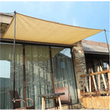 Anti UV Coffee Brown HDPE Sun Shade Sail Gazebo Sunblock Shade Cloth Sunshade Netting Terrace Balcony Screen Car Cover