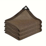 Anti UV Coffee Brown HDPE Sun Shade Sail