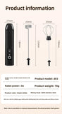 2-in-1 Kitchen Items USB Charging Electric Egg Beater Mini Blender Kitchens Accessories Mixer Household Gadgets Double Head Bar