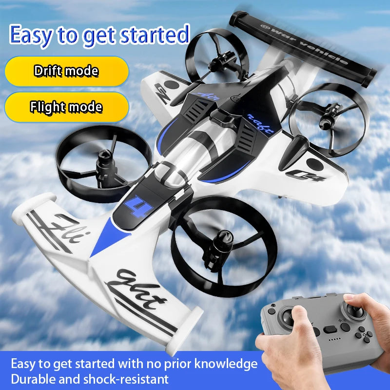 New remote-controlled flying car, dual-mode r, stunt drifting car,