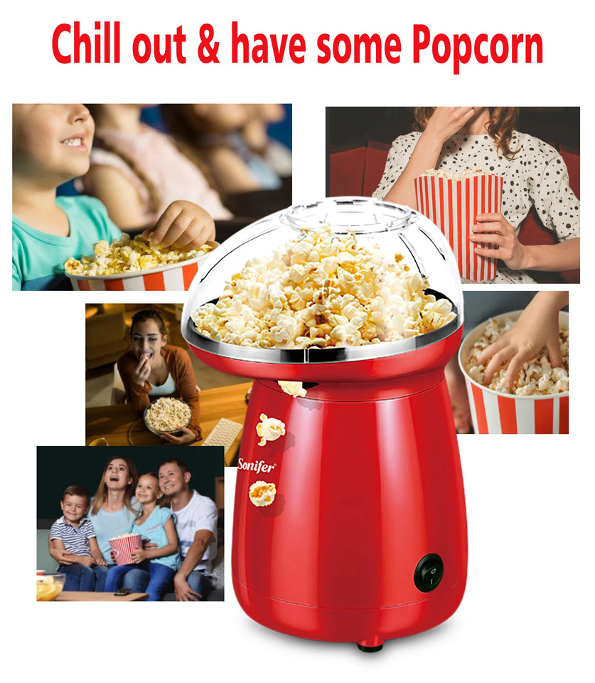 Popcorn Maker Household Healthy Hot Air Oil Free Corn Machine