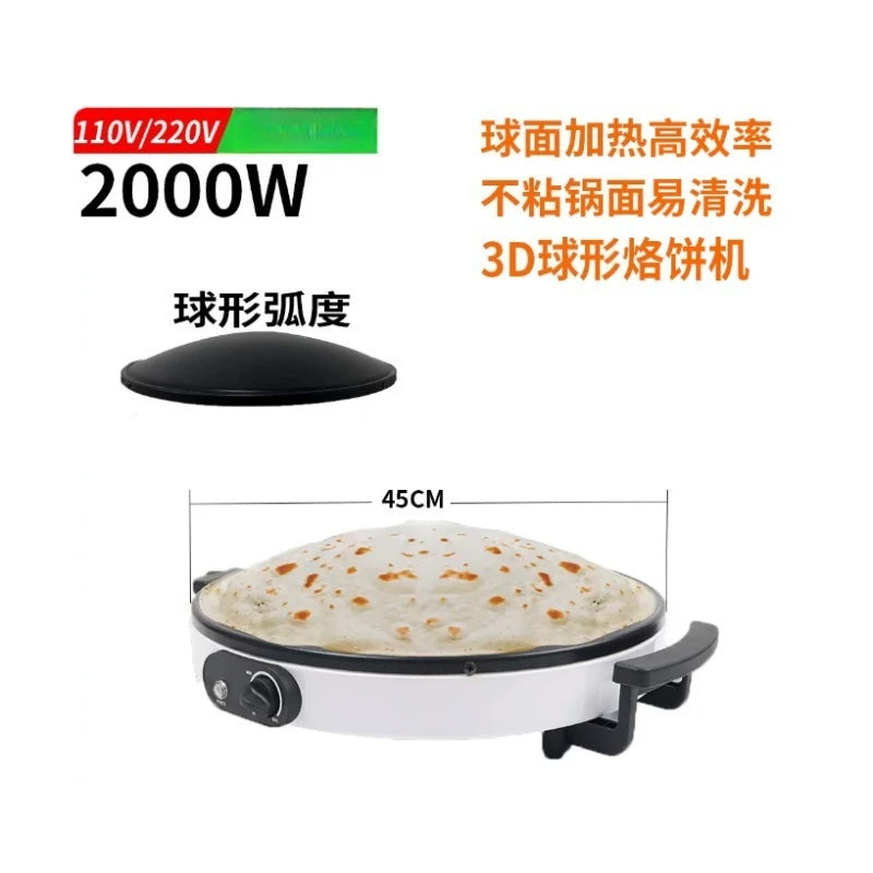 Automatic Tortilla Roti Saj Bread Maker Electric Small Home From