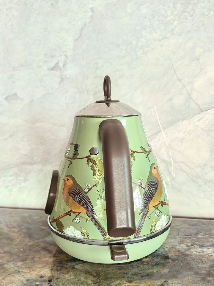 1.7L Retro Green Paint  Kettle Boiling Water