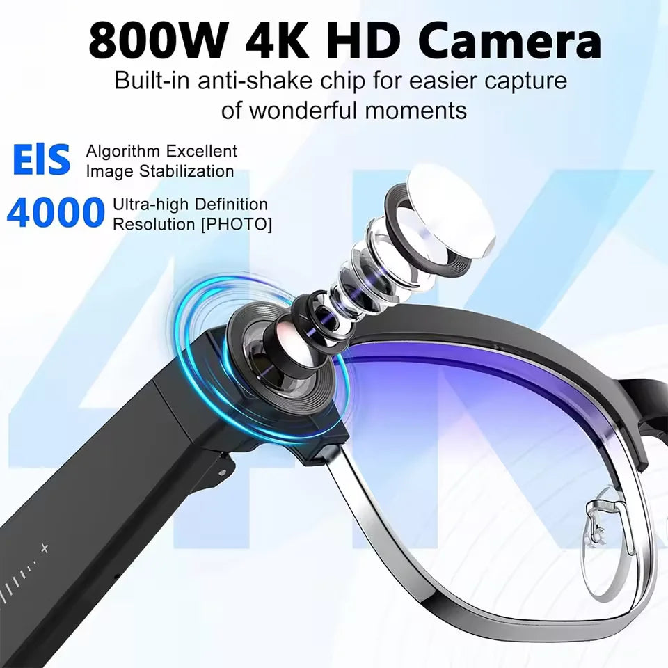 2026New 800W Pixel Camera Smart Glasses Men Video