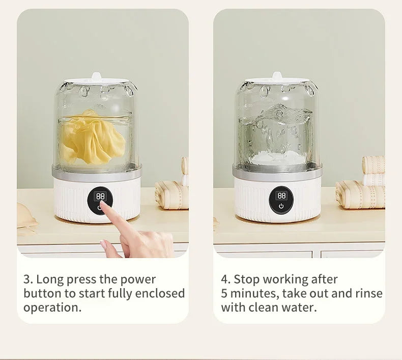 Wireless  Mini Washing Machine