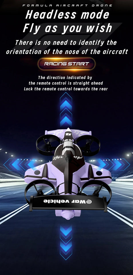 New remote-controlled flying car, dual-mode r, stunt drifting car,