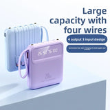 20000mAh Power Bank Built-in Cable Phone