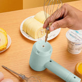 Diwiter 1 PCS Wireless Electric Food Mixer Portable 3 Speeds Egg Beater Baking