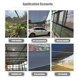 Anti UV Coffee Brown HDPE Sun Shade Sail Gazebo Sunblock Shade Cloth Sunshade Netting Terrace Balcony Screen Car Cover
