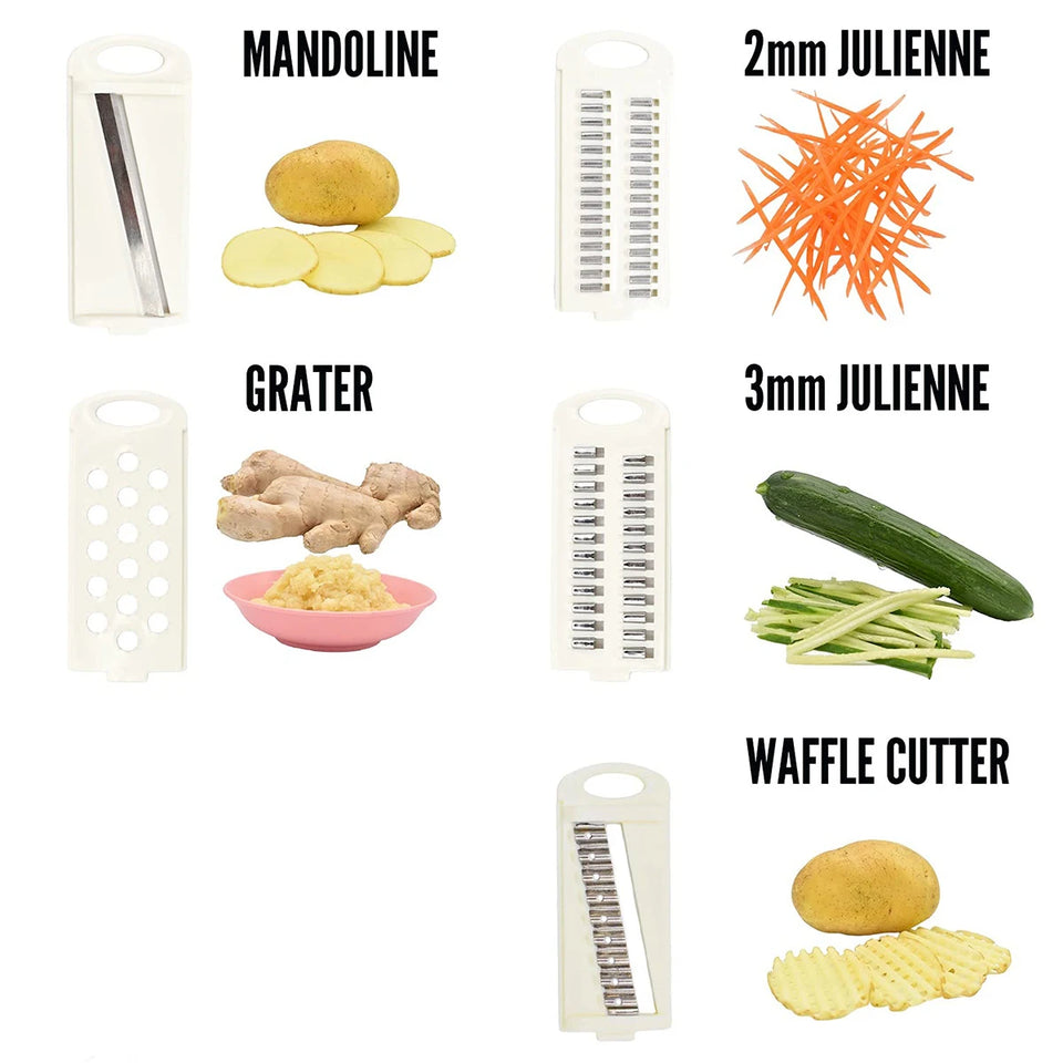 5 in 1 Mandoline Slicer for Kitchen Vegetable Slicer