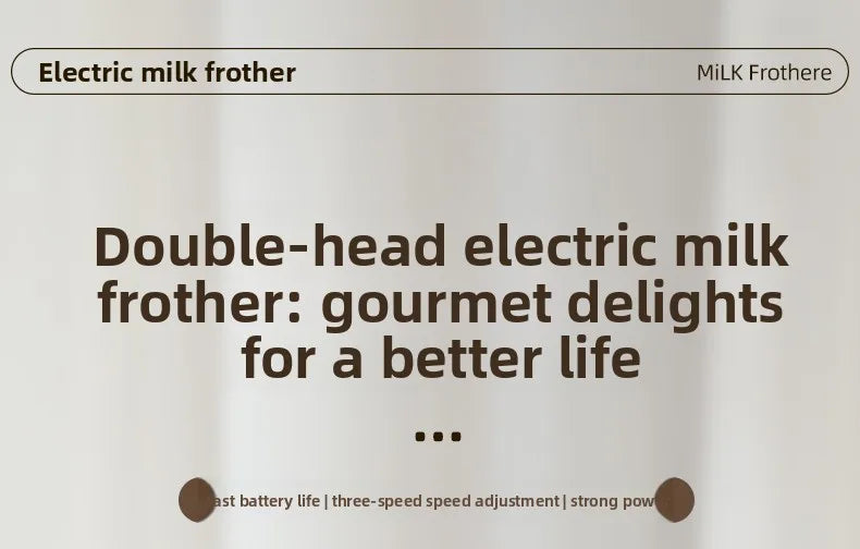 2-in-1 Kitchen Items USB Charging Electric Egg Beater Mini Blender Kitchens Accessories Mixer Household Gadgets Double Head Bar