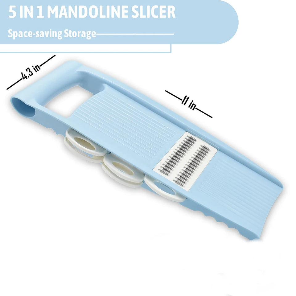 5 in 1 Mandoline Slicer for Kitchen Vegetable Slicer