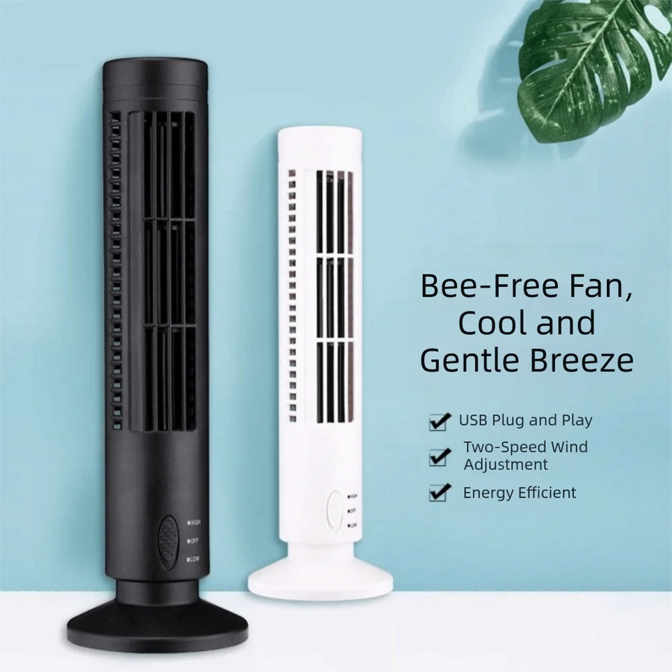 2 Gear Speed USB Tower Fan