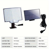 106 LED 3000LM Solar Powered Motion Sensor
