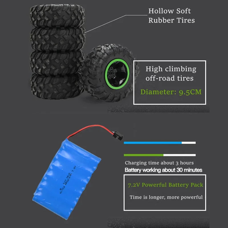 4WD RC  Control Buggy Off-Road Remote Control Cars