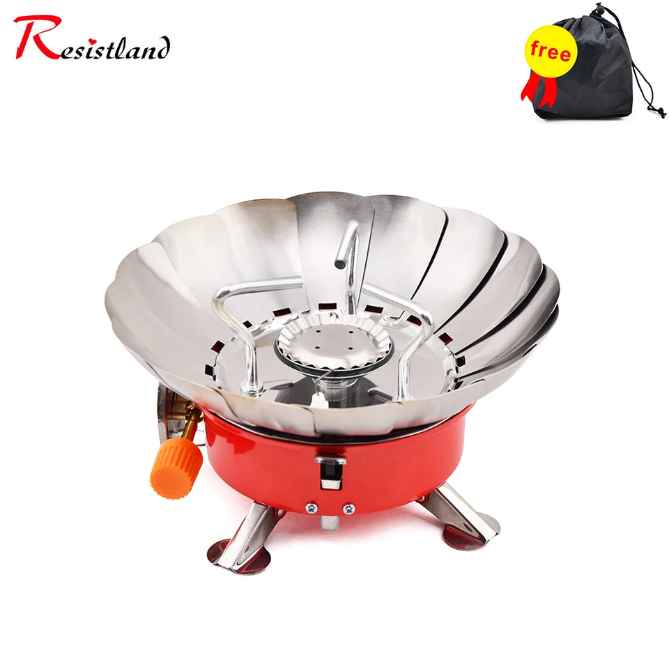 Windproof  Portable Outdoor  Camping Gas Stove